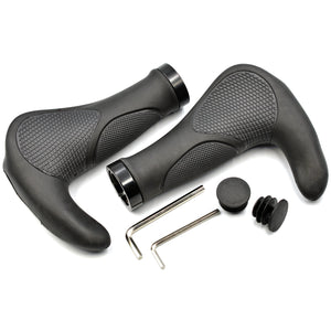 Bicycle Grips, Ergonomic Bike Handlebar Grips, Non-Slip Rubber, Compatible With 22mm Handlebars