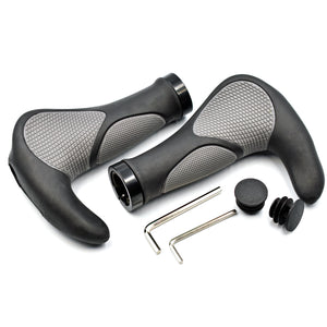 Bicycle Grips, Ergonomic Bike Handlebar Grips, Non-Slip Rubber, Compatible With 22mm Handlebars