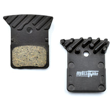 Brake Pads With Cooling Fin For Bicycle, Disc Bike Brake Pads For SHIMANO 105, GRX, SLX M7100, XTR M9100, DEORE XT M8100, DURA-ACE, ULTEGRA, TIAGRA, METREA, Ceramic